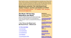 Desktop Screenshot of moseltouren.de